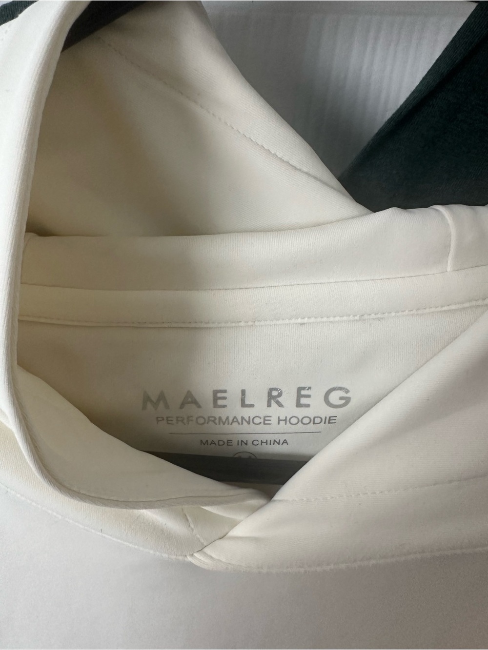 MAELREG Performance Hoodies in Cream and Green